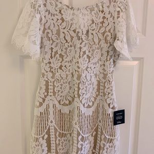 Brand New with Tags Lulu’s Pearson White Lace Dress Size Medium